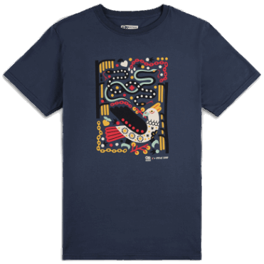 Outdoor Research Artist Serie Grafisch T-shirt Marineblauw