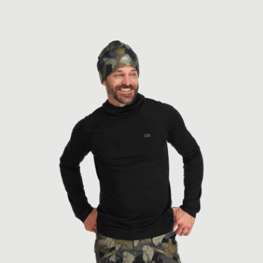 Outdoor Research Coldfront Donzen Muts Zwart